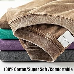 2 Pack Mens Oversized T Shirts Acid Wash T Shirt