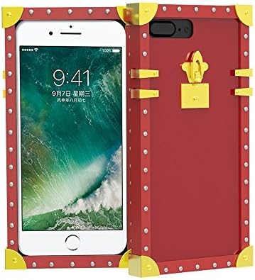 iPhone 6 / 6s / 7 Plus Case,Generic Detachable Heavy Duty Slim Fit Cut Case for iPhone 6 Plus,iPhone 6s Plus,iPhone 7 Plus- Red
