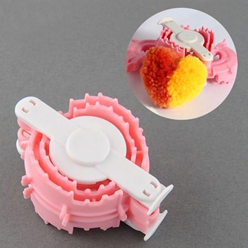 xxiaoTHAWxe DIY Craft Supplies, Creative Heart Shape Ball Weaving Tool Cloths Knitting Loom Yarn Pom Pom Maker DIY Weaving Tool - Best Gift!