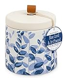 Paddywax Botany Collection Scented Soy Wax Candle, 10-Ounce, Blue Coral & Driftwood