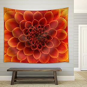Abstract Flower and Beautiful Petals - Fabric Wall Tapestry Home Decor - 51x60 inches