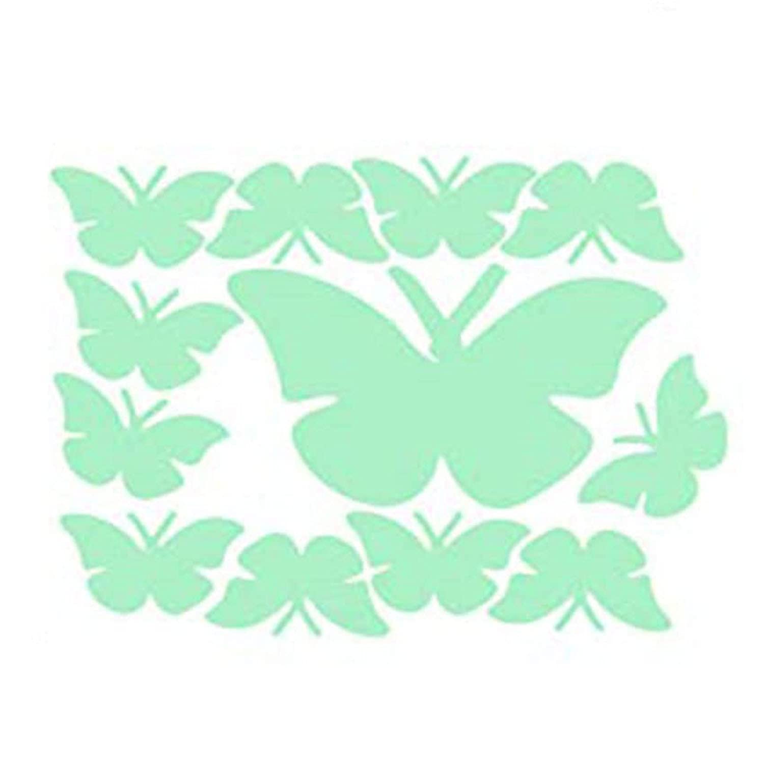 Wall Stickers Glow in The Dark. Vinyl Decorative Butterfly. Fluorescent Animal Stickers. Blades Bright Room Decor, boy, Girl, Child and Baby. โ image 1