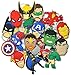 20pcs Superhero Key Chain Key Tags Goodie Bag Stuffer Holiday Charms for Boys