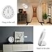 Newwings 1080P WiFi Hidden Camera Wall Clock Wireless Spy Camera Nanny Cam with Motion Detection, Indoor Covert Security Camera for Home and Office
