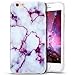 iPhone 6 Plus Case, iPhone 6S Plus Case, PHEZEN IMD Purple Marble Pattern IMD Design Cute Creative Anti-Scratch Bumper Ultra Slim TPU Soft Case Rubber Silicone Skin Cover for iPhone 6/6S Plus 5.5 inch