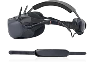 HESUPY Soft Top Headband for DJI Goggles N3 Easy Wear Strap Comfort PU Leather and Soft Foam Padding Head Brace Belt Decompression Protective Headwear Accessory