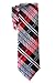 Retreez Men's Tartan Check Woven Microfiber Skinny Tie