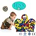 Jenx Toys Jumbo 60 PCS Magnetic Rods and Balls Building Blocks | Award Winning Top Toys | Construction Stacking Building Set