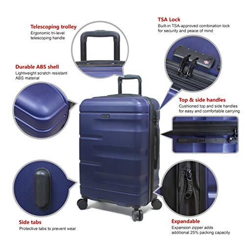 Travel Horizon Expandable Suitcases Hardside Luggage with Spinner