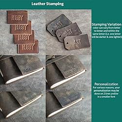 Bison Leather Patches with optional hook side