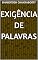 Livro Exigência de palavras