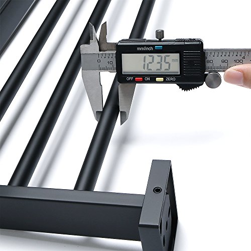 Alise GA7215B Bathroom Towel Rack/Rail Holder Towel Shelf Hanger Wall Mount,SUS 304 Stainless Steel Matte Black - Thumbnail 4