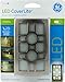 GE CoverLite LED Night Light, Decorative, Plug-In, Light Sensing, Dusk-to-Dawn Sensor, Energy-Efficient, Ideal for Hallways, Kitchens, Bathrooms, Bedrooms, 11247, Oil Rubbed Bronze | Sun