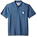 Carhartt Men's Loose Fit Midweight Short-Sleeve Pocket Polo, Dark Cobalt Blue Heather, Large