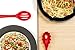 Silicone Kitchen Utensil Set, 10 Piece Best Kitchen Utensils, Non-Stick Cooking Utensils Set, Heat Resistant Kitchen Gadgets with Solid Core for Cooking Baking BBQ (Red)