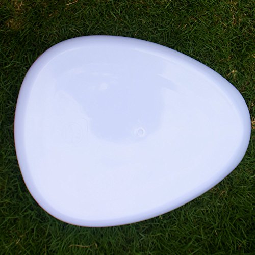 YUMSUM Large Stable PP Bedpan Heavy Duty Smooth Countoured for Bedbound Patient (White)