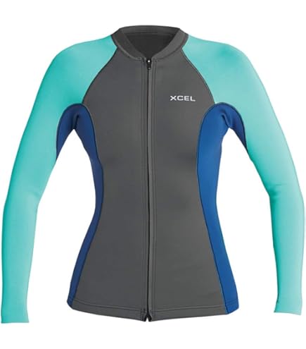 Amazon.com: XCEL Womens Axis Long Sleeve Front Zip 1.5/1mm Wetsuit