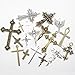 iloveDIYbeads 20pcs Mixed Cross Charms Pendants Beads Charms Pendants for Crafting, Jewelry Findings Making Accessory For DIY Necklace Bracelet Craft Supplies (M023)