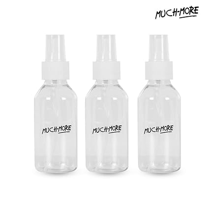 Much-More 100ML Plastic Refillable Fine Mist Perfume Or Sanitizer Spray Bottle for Medical,