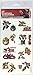 3 Transformers Plastic Surprise Eggs and 1 Sheet of 16 Transformers Temporary Tattoos