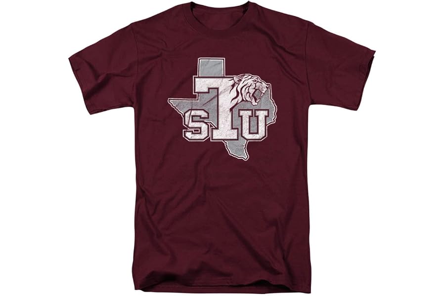 Collegiate Distressed Primary Logo Adult T Shirt Collection