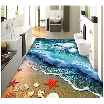 ZaH Thin 3D Area Rug Non-Slip Doormat Carpet Printing Rug for Living Room, Bedroom, Kitchen, Bathroom (2x3-19.7