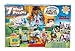 Disney Junior 7 Wood Jigsaw Puzzles in Wood Storage Box