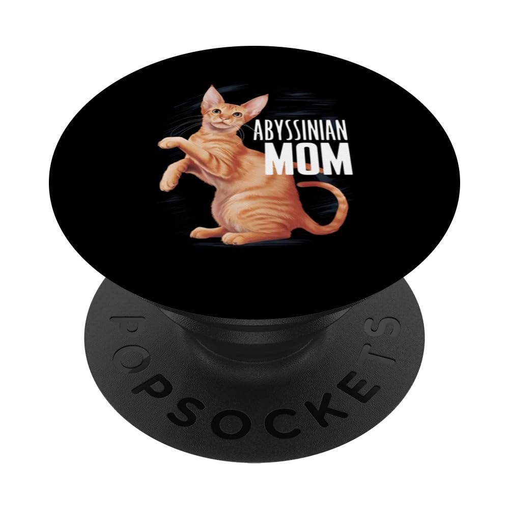 Abyssinian Mom PopSockets Swappable PopGrip