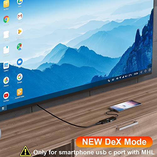 TSUPY Hub USB C 5 in 1 Adattatore USB C HDMI 4K PD 100W 3 USB 3.0 USB C Hub Docking Station USB C to USB C Adattatore USB C USB HDMI USB C Adattatore USB C USB per MacBook PRO ECC.