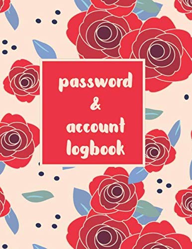password & account logbook: login & email notebook keeper for seniors with alphabetical pages