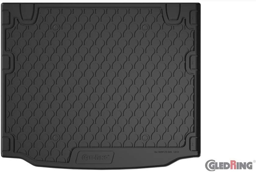 Gledring Rubbasol (Rubber) Boot Mat compatible with BMW X3 (G01) 2017- (Upper floor), Black - Image 3