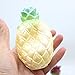 Golden Pineapple Squishies Toys Jam Lee Slow Rising Soft Squishy Charms Toy for Stress Relief and Time Killing Scented Soft Kawaii Squishy Toy
