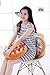 Wemi TIPINOICE Large Doughnut Throw Pillow Soft Novelty Doughnut Shaped Ring Plush Cushion Pillow 40cm