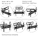 Sunydeal TV Wall Mount Bracket for most 26-65 Inch LED, LCD, OLED and Plasma Flat Screen TV, with Full Motion Swivel Articulating Dual Arms, up to VESA 400x400mm and 120 LBS with Tilting