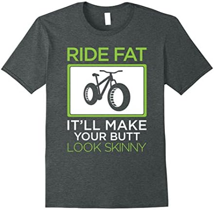 Mens Ride Fatbike t-shirt 3XL Dark Heather