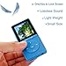 Music Player, FecPecu 8GB MP3 Player Updated Version 80 Hours Playback Hi-Fi Sound, Portable Audio Player Expandable Up to 64GB (Blue)