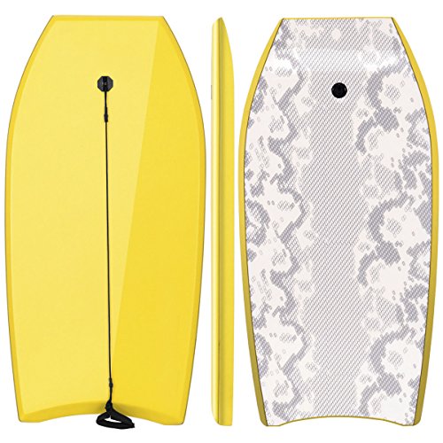 image for GYMAX Body Board, 41 Inch Lightweight Bodyboard for Kids Teens Adults,