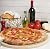 Pizza Stone by CucinaPro - Professional Grade3/4" Thick, 16.5" Porous Round Stone for Oven or Grill