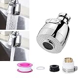 U2C Kitchen Sink Faucet Spray Head 360&deg;Swivel Pull-Out Spray Head Replacement Part Deluxe Internal Thread Nozzle Filter Adapter Water Saving Tap Bubbler Connector Aerator Diffuser Kitchen Accessories