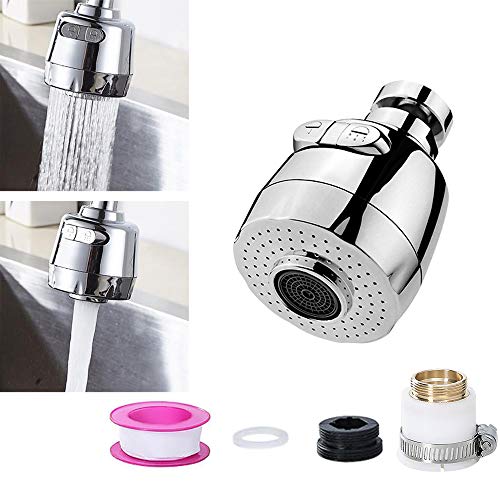 U2C Kitchen Sink Faucet Spray Head 360&deg;Swivel Pull-Out Spray Head Replacement Part Deluxe Internal Thread Nozzle Filter Adapter Water Saving Tap Bubbler Connector Aerator Diffuser Kitchen Accessories