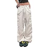 YYDSTYLE Women Casual Solid Color Wide-Leg Cargo