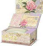 Punch Studio Scented Soap in Vintage Floral Rectangular Music Box