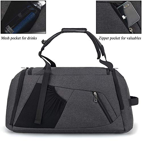 CySILI-Reisetasche-Sporttasche-mit-Rucksack-Handgepaeck-mit-Schuhfach-Nassfach-Zahlenschloss-Maenner-Frauen-Fitnesstasche-Tasche-fuer-Sport-Fitness42L-Gym-Travel-Bag-Duffel-Bag