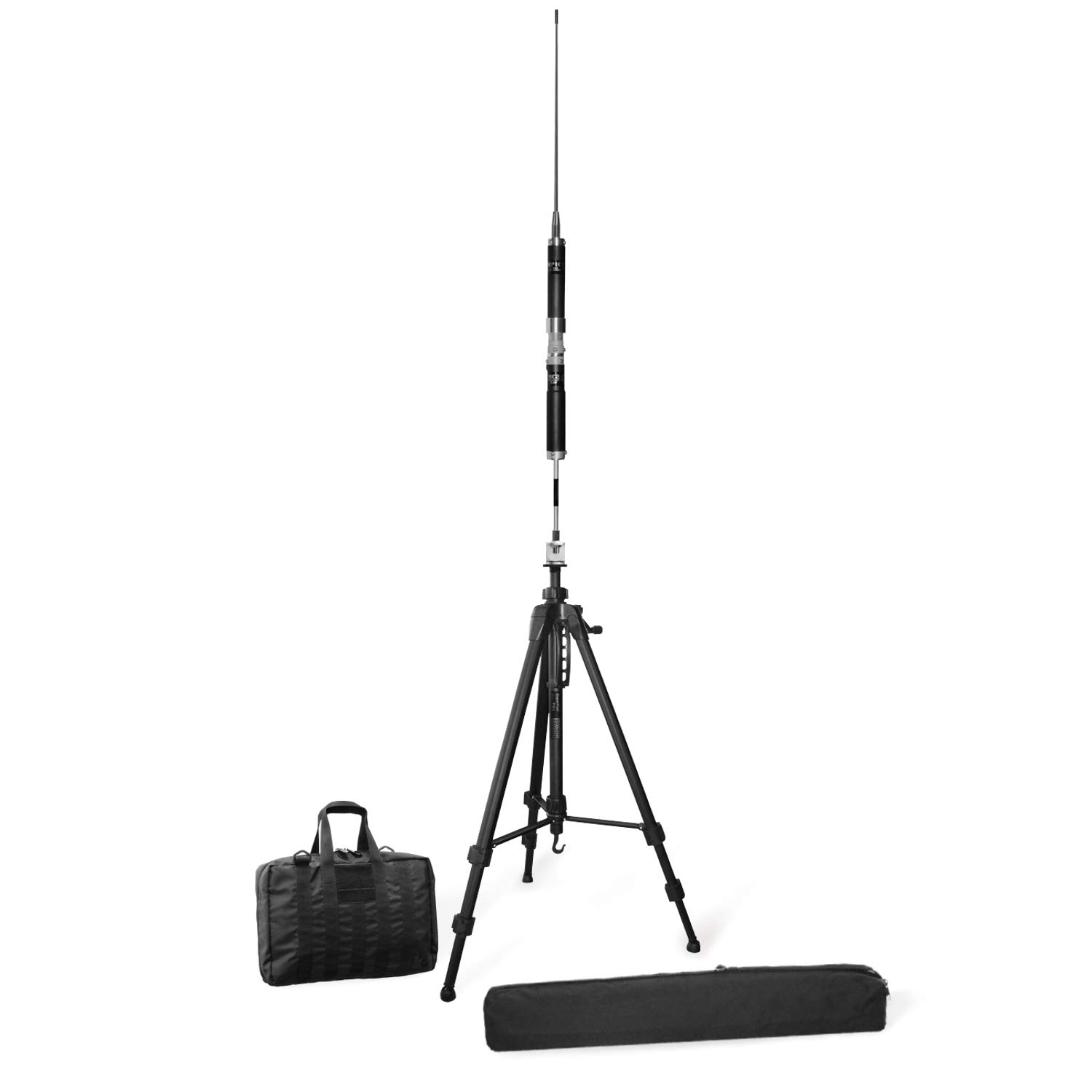 最新発見 ポータブルアンテナ VHF +2m HF 80m10m デラックス三脚 MP1LXMAX Antenna Super ゴーバッグ