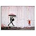 DVQ ART - Colorful Rain Prints Paintings Modern Canvas Wall Art With Frames For Home Decorative Picture