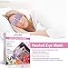 Steam Eye Mask for Dry Puffy Eyes, Dark Circles, Heated Eye Mask for Sleep, Travel or at Work.-5 Scented Eyes Mask: Lavender, Jasmine, Rose, Chamomile, Grapefruit