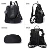 Women-Backpack-Purse-Waterproof-Nylon-Anti-theft-Rucksack-Lightweight-Shoulder-Bag