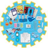 Galt Giant Science Lab XL STEM Experiments Kit Kids Ages 6+ w/ Lab Coat view 2