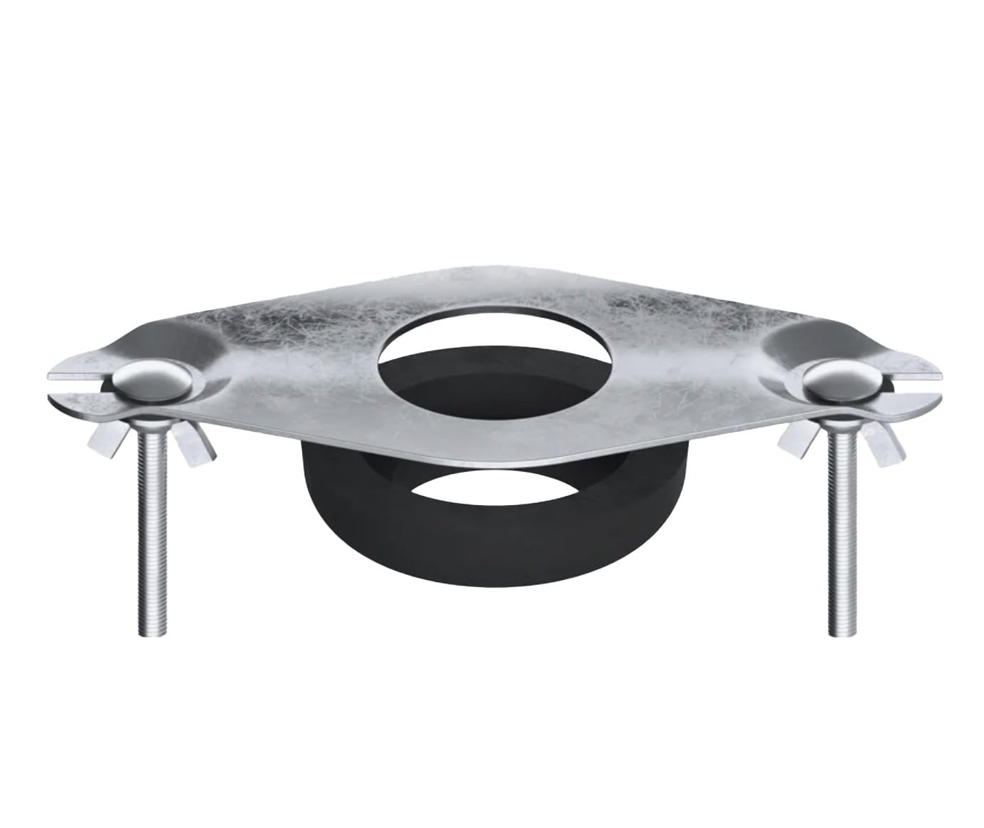 PlumbEZ Easy Fit Close Coupling Kit for Close Coupled Toilets - No Tools Required Bolt and Gasket Donut Kit for Close Coupled Toilet Cistern Kit with Reliable Toilet Seal Ring