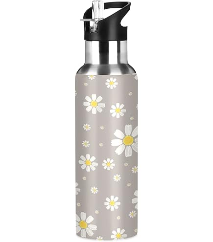 Blueangle Edelstahl-Wasserflasche – Van Gogh „Starry Night“ Motiv, 625 Ml, Auslaufsicher, Hält 24h Kalt/10h Heiß